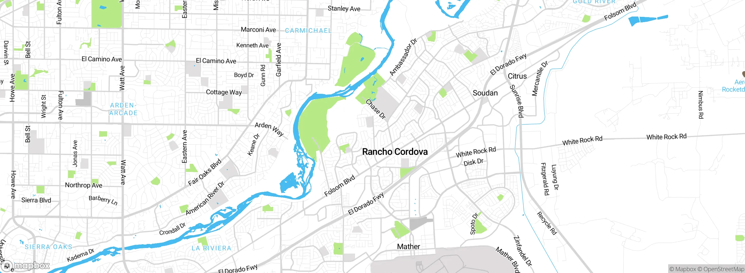 Map showing approximate location