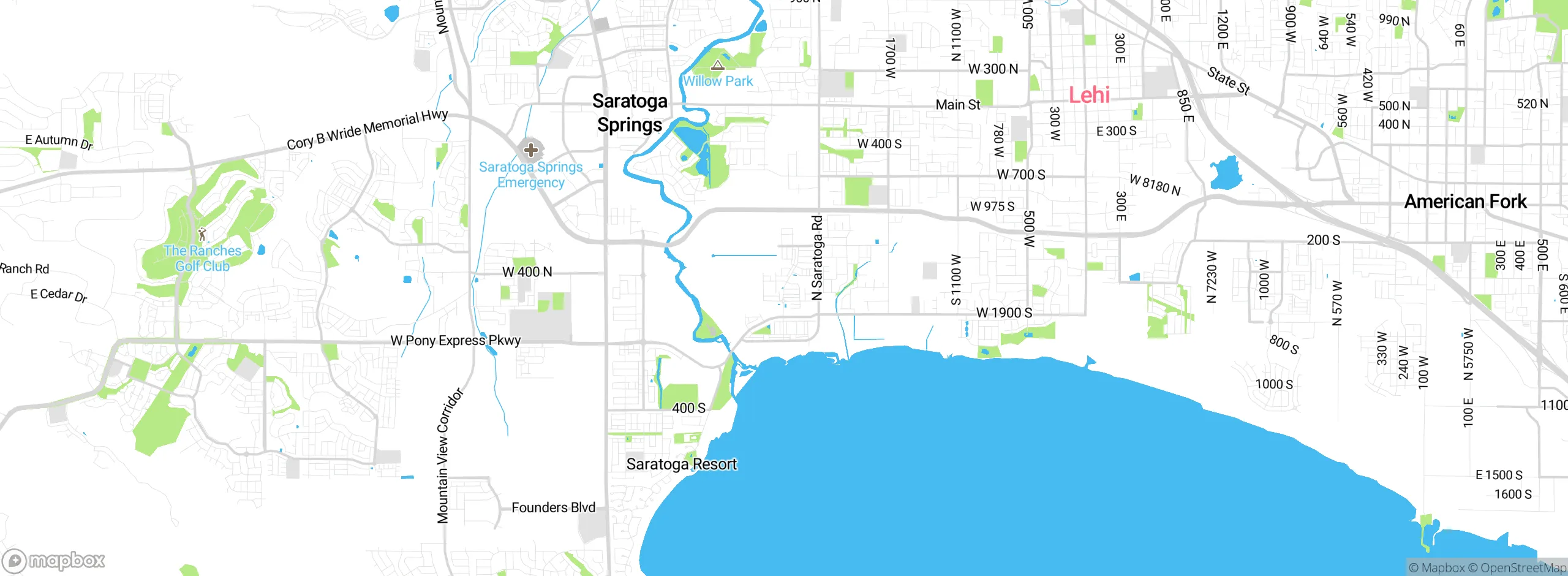Map showing approximate location