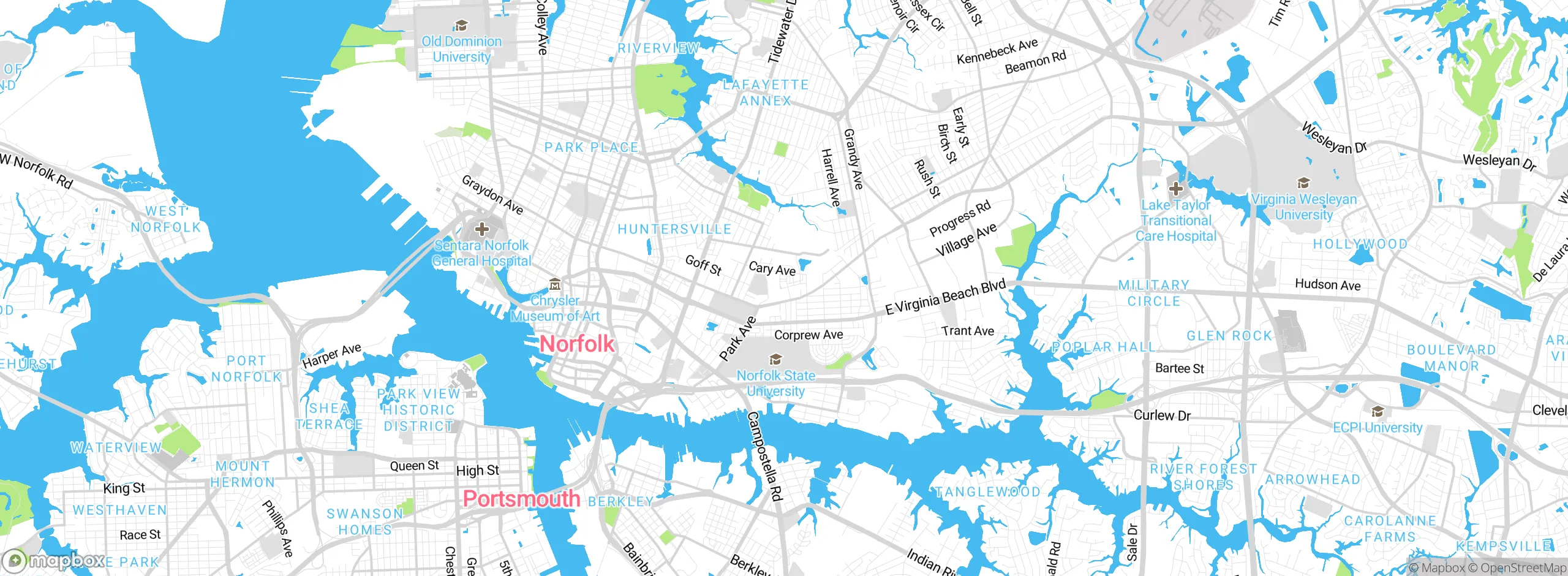 Map showing approximate location