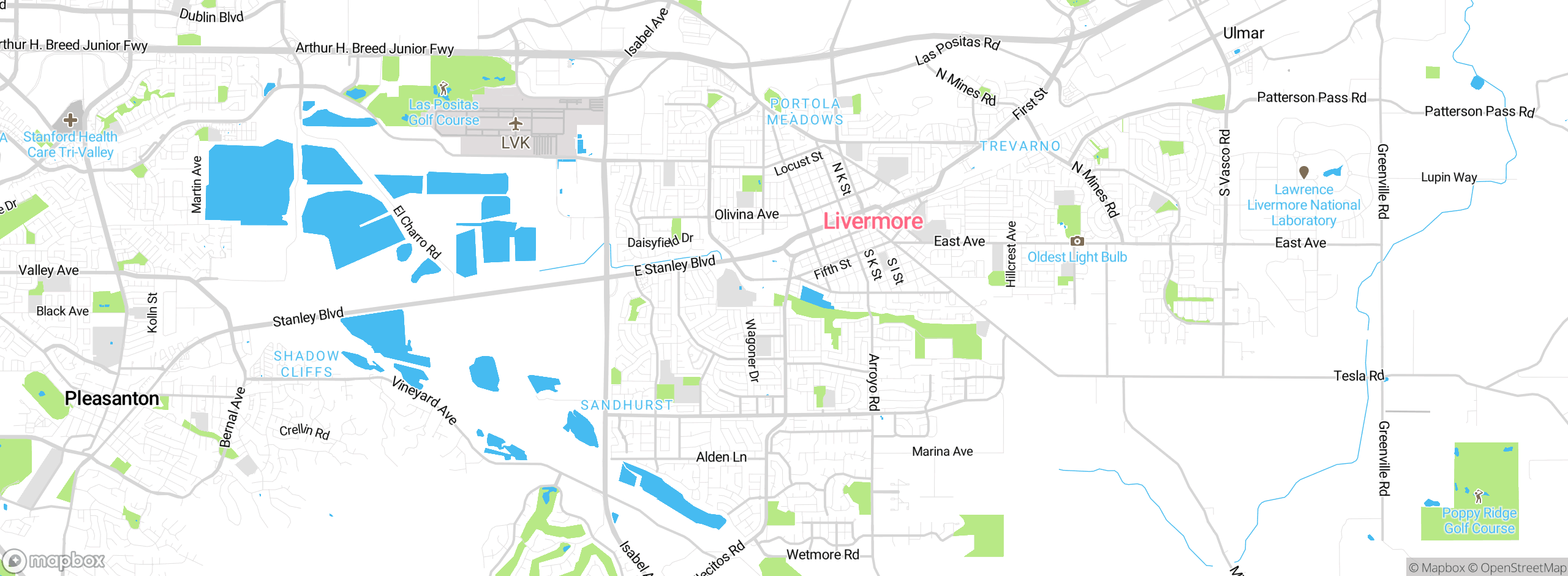 Map showing approximate location