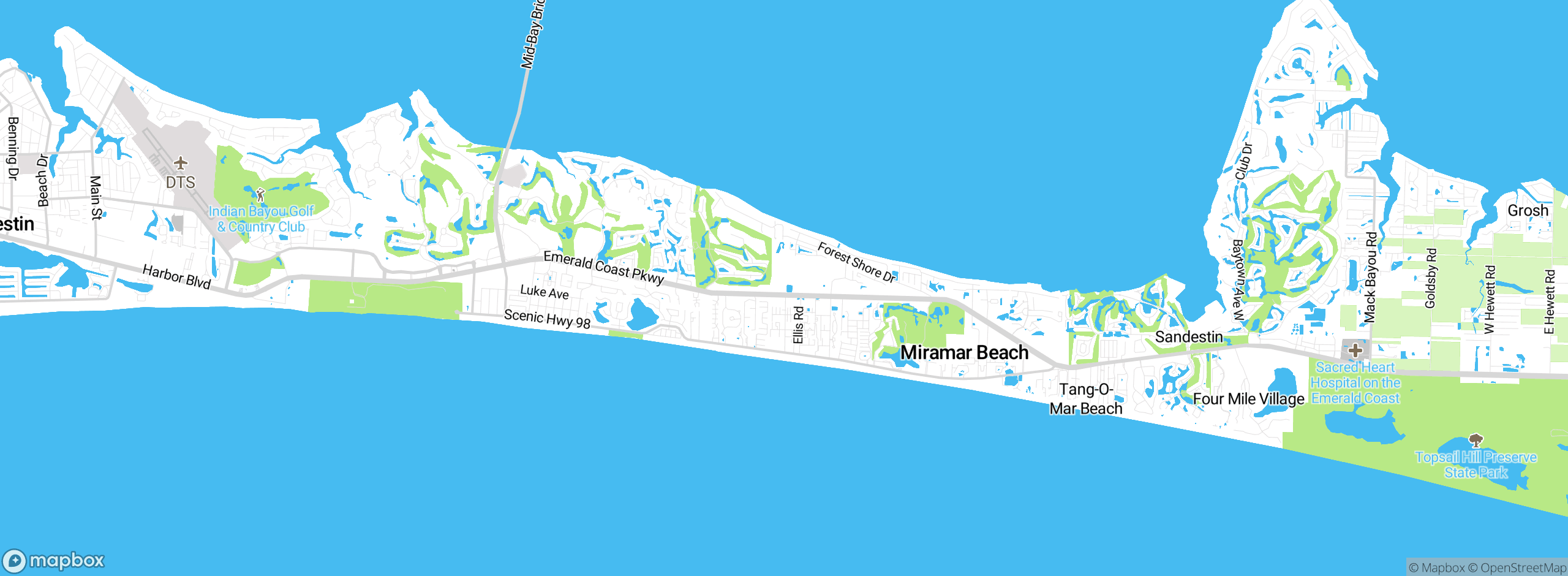 Map showing approximate location