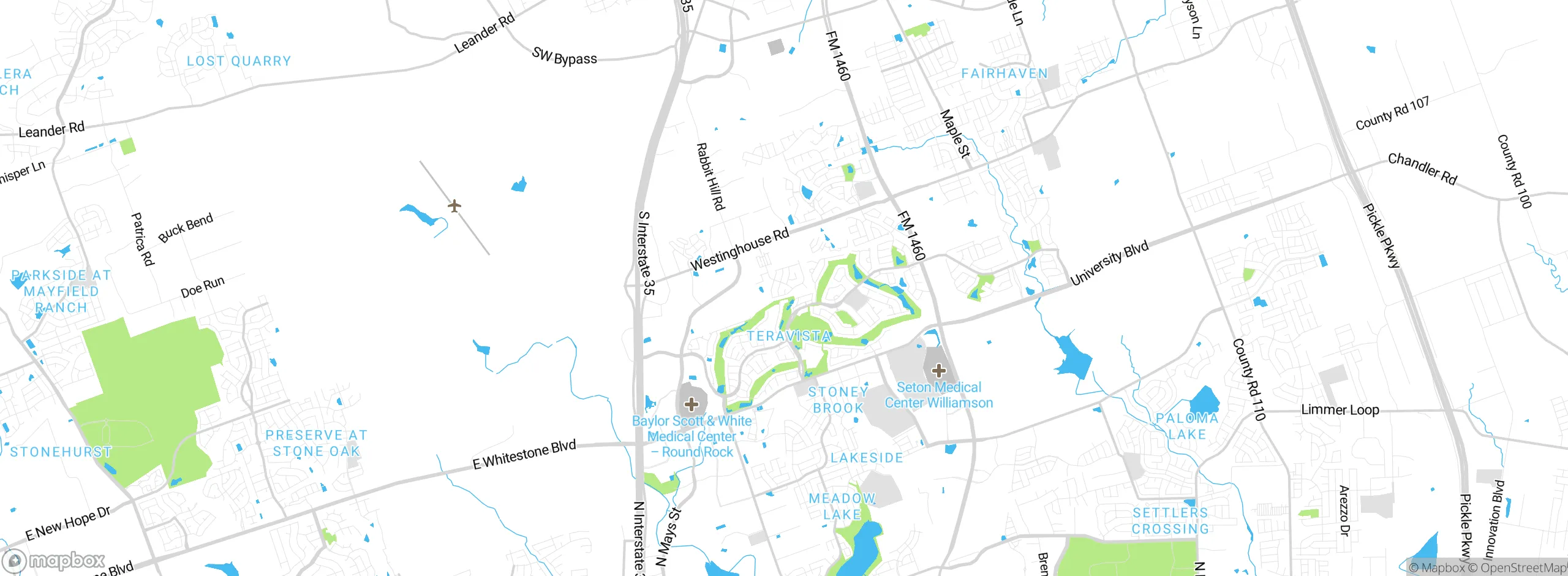 Map showing approximate location