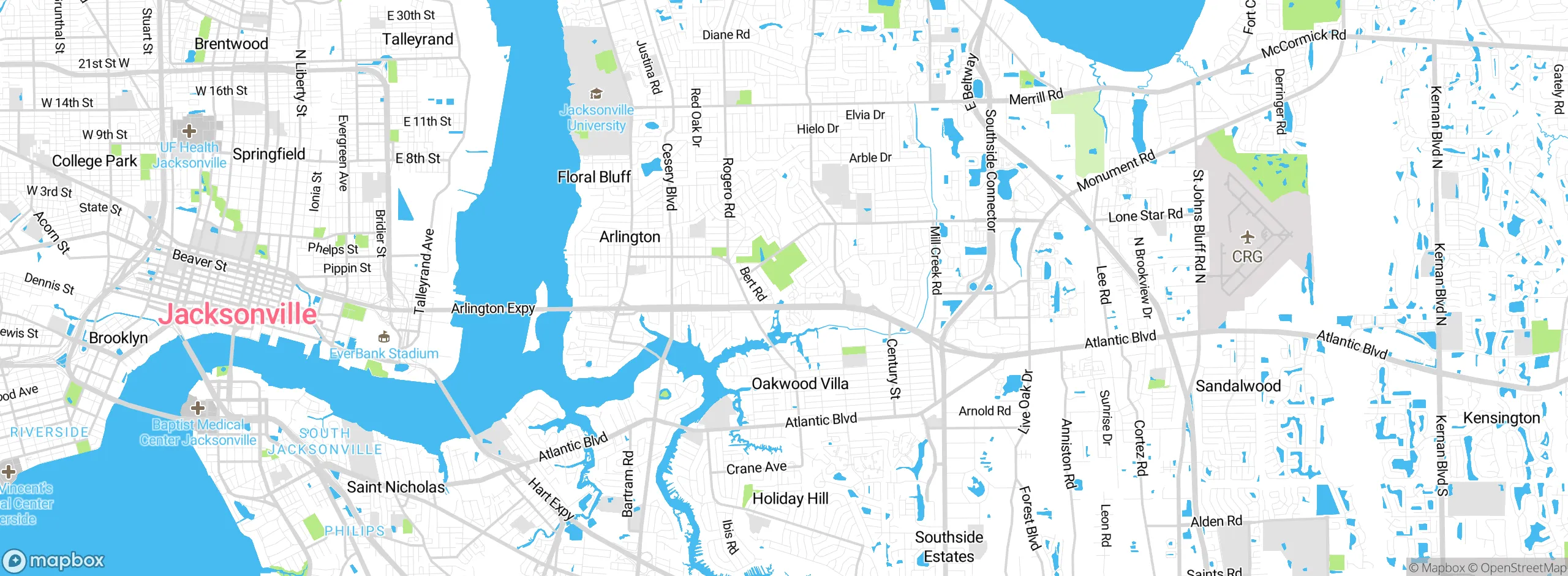 Map showing approximate location