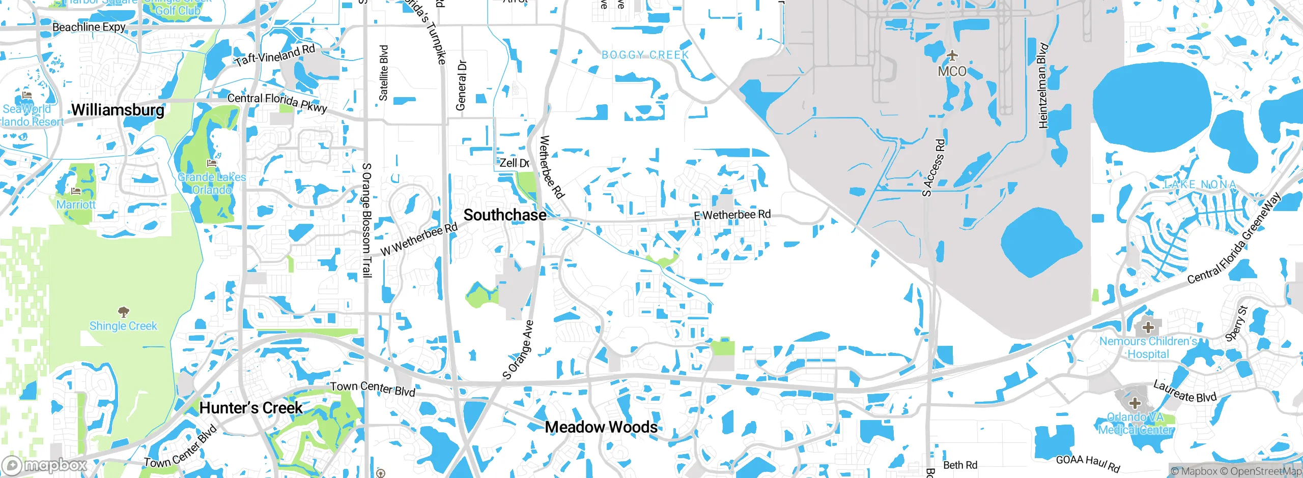 Map showing approximate location