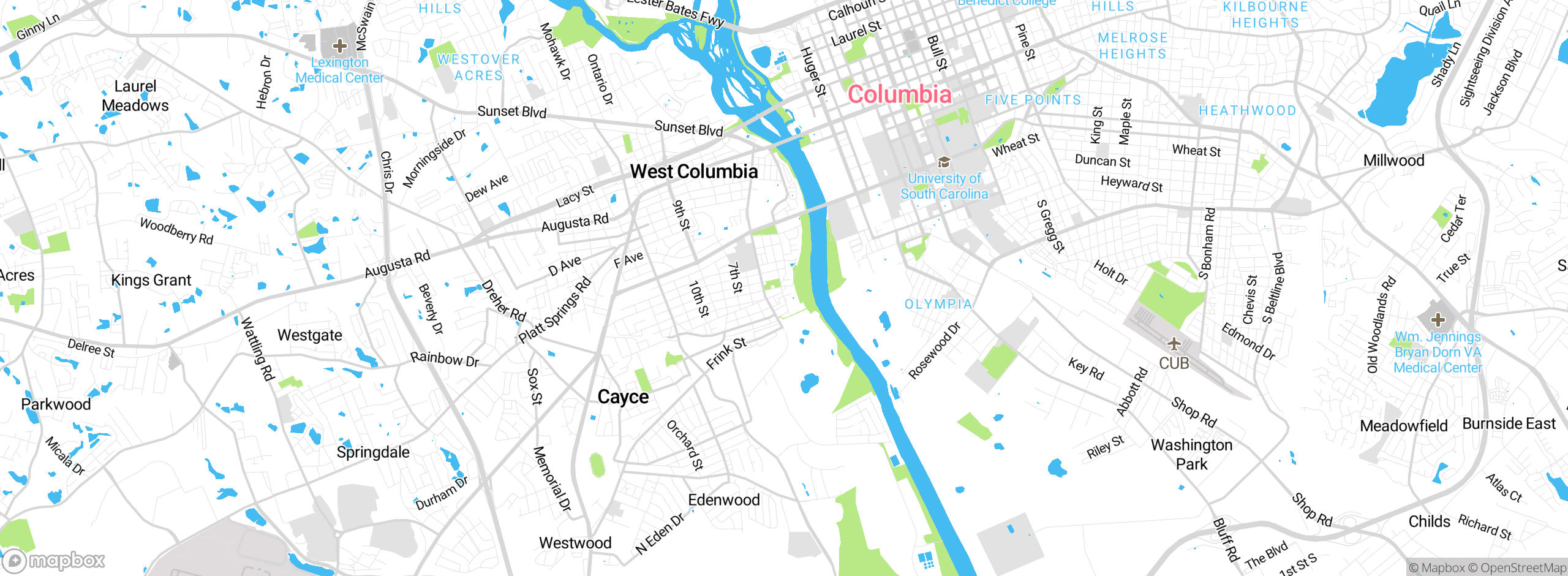 Map showing approximate location