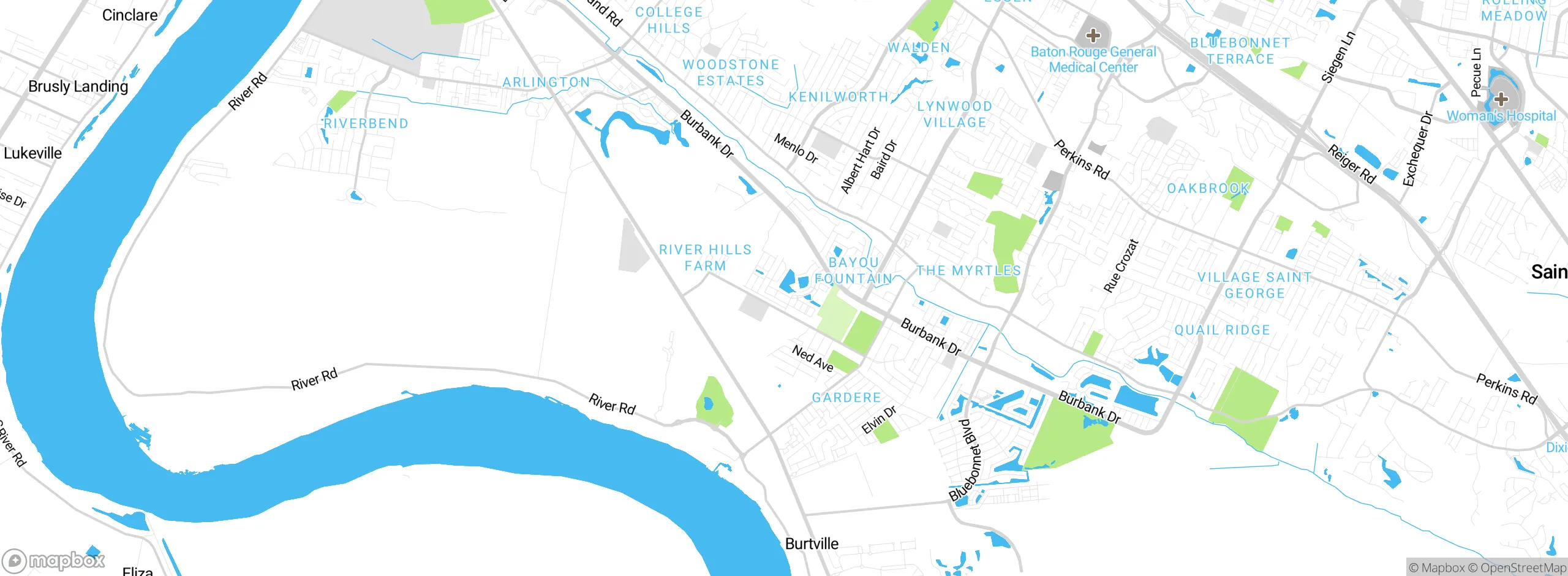 Map showing approximate location