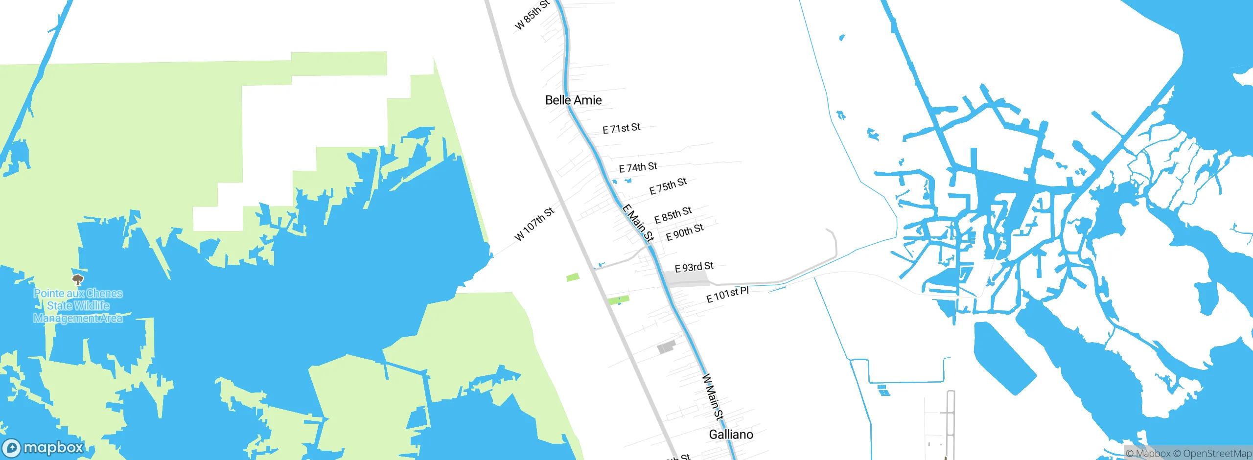 Map showing approximate location