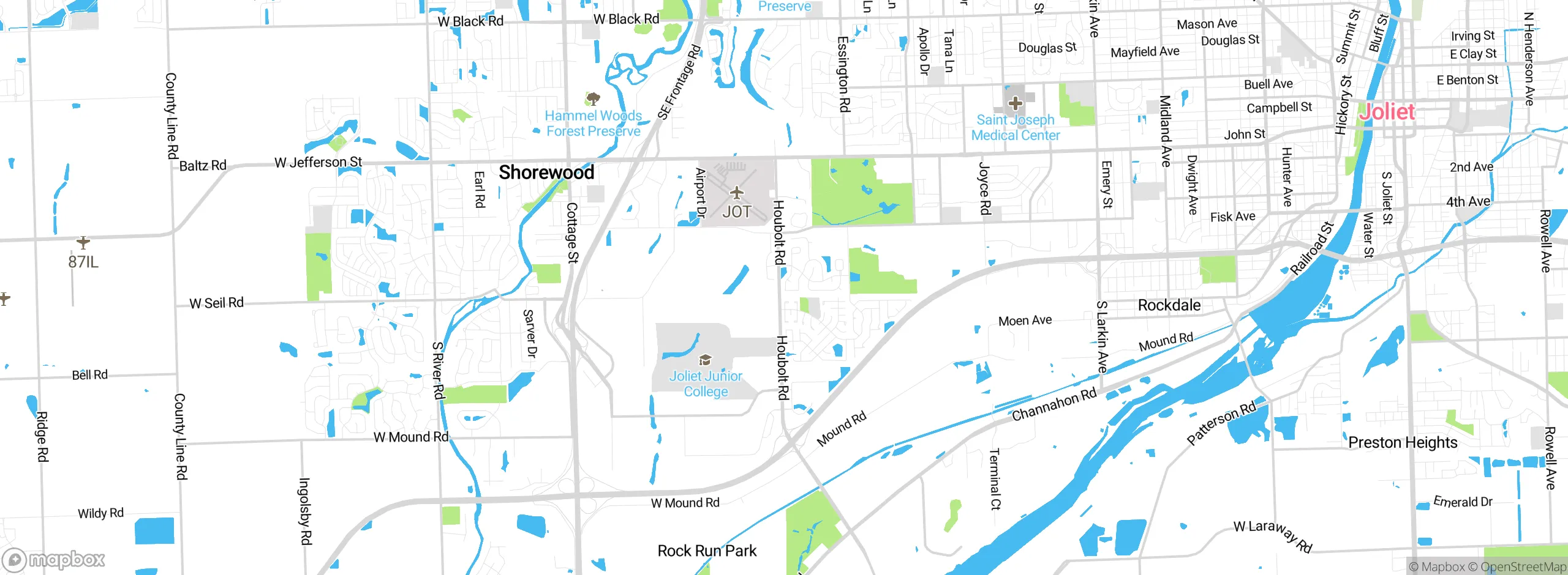 Map showing approximate location