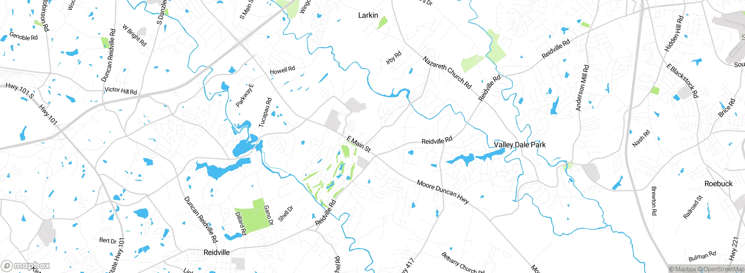 Map showing approximate location