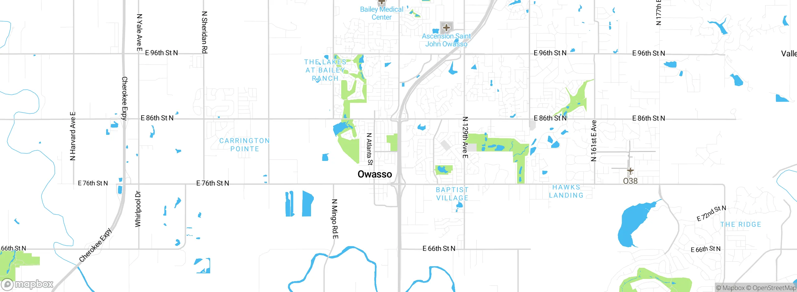 Map showing approximate location