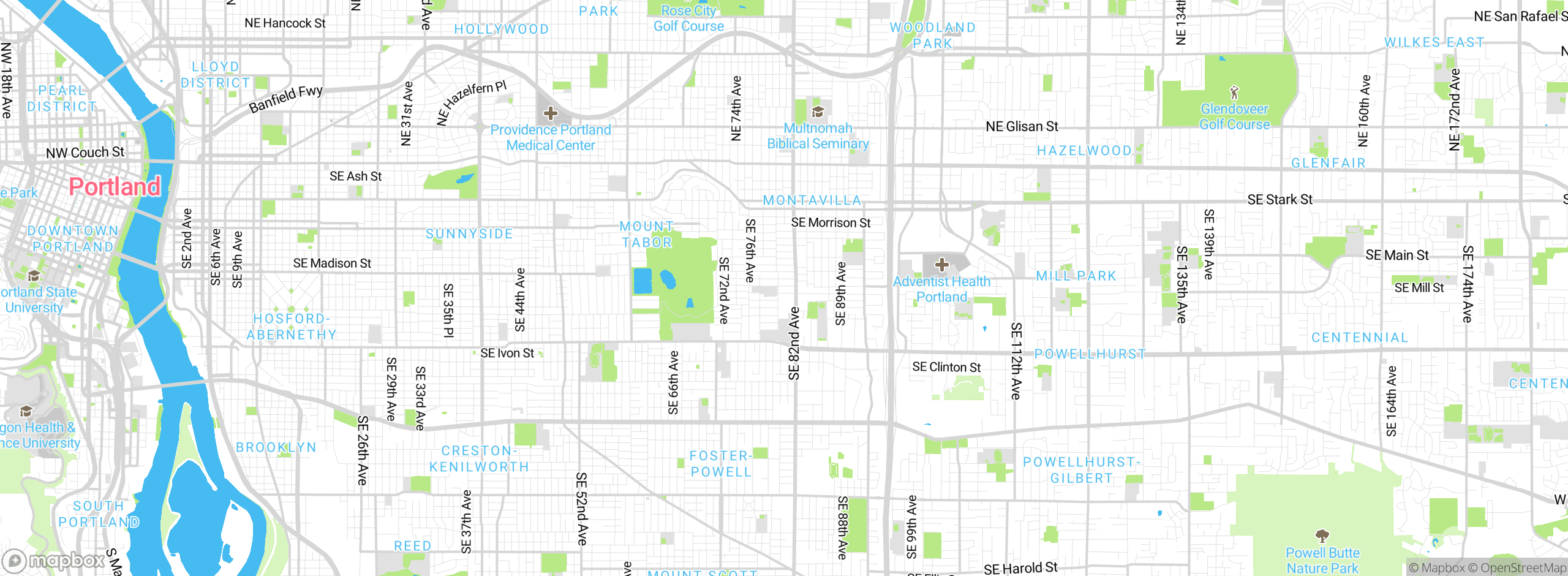 Map showing approximate location