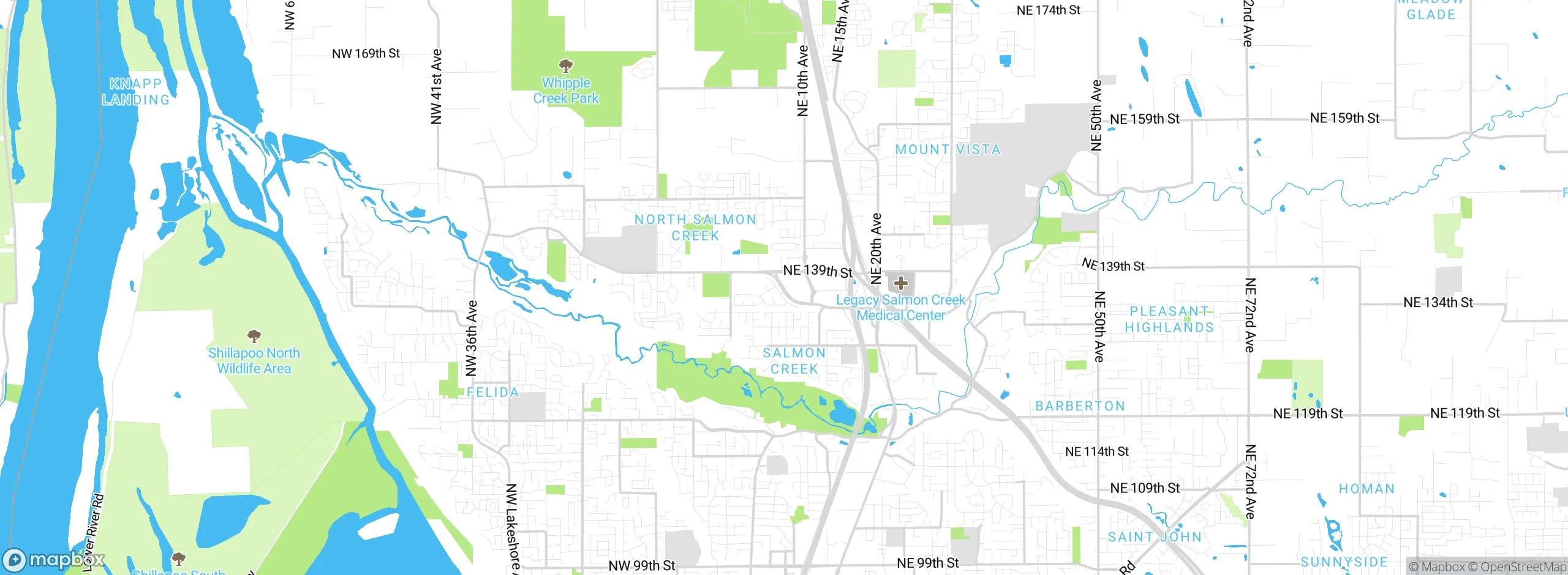 Map showing approximate location
