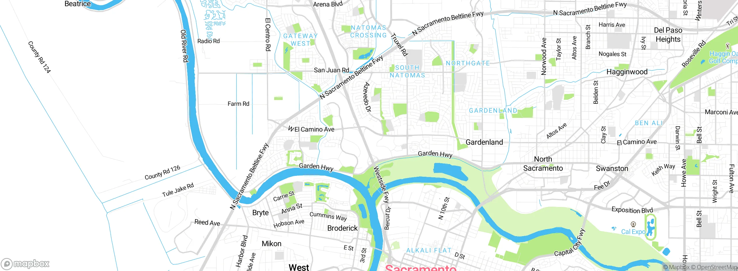 Map showing approximate location