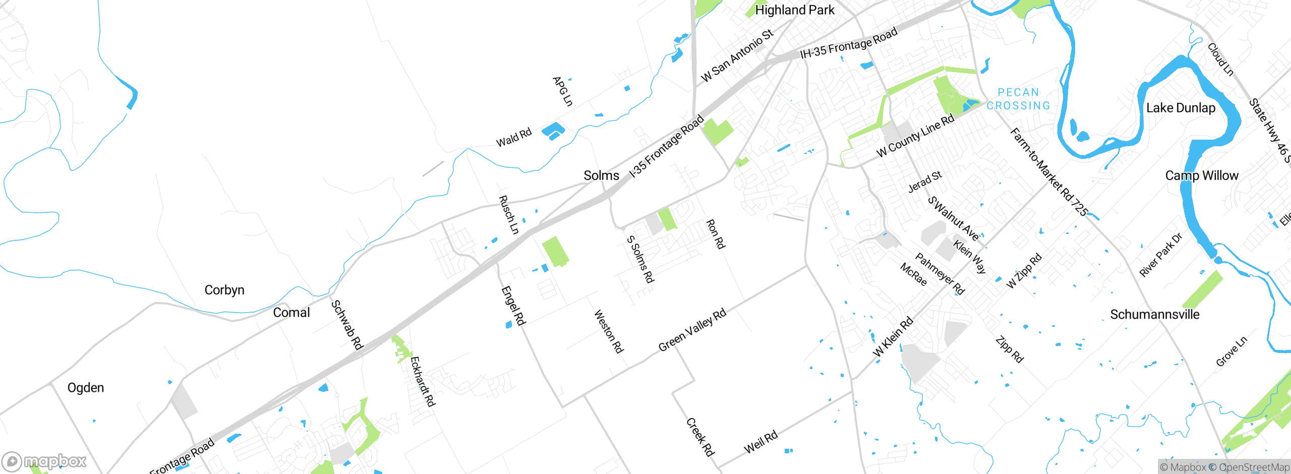 Map showing approximate location