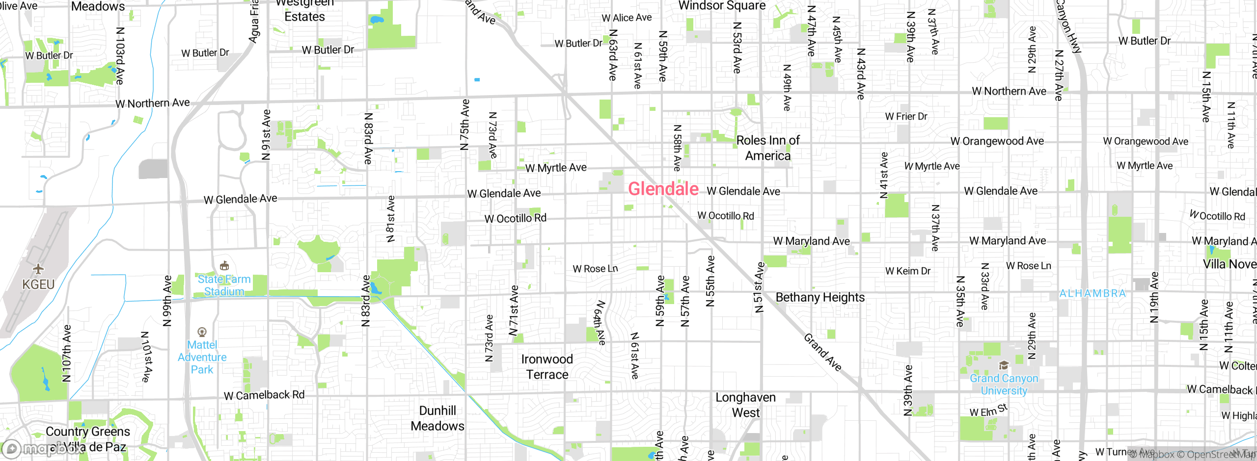 Map showing approximate location