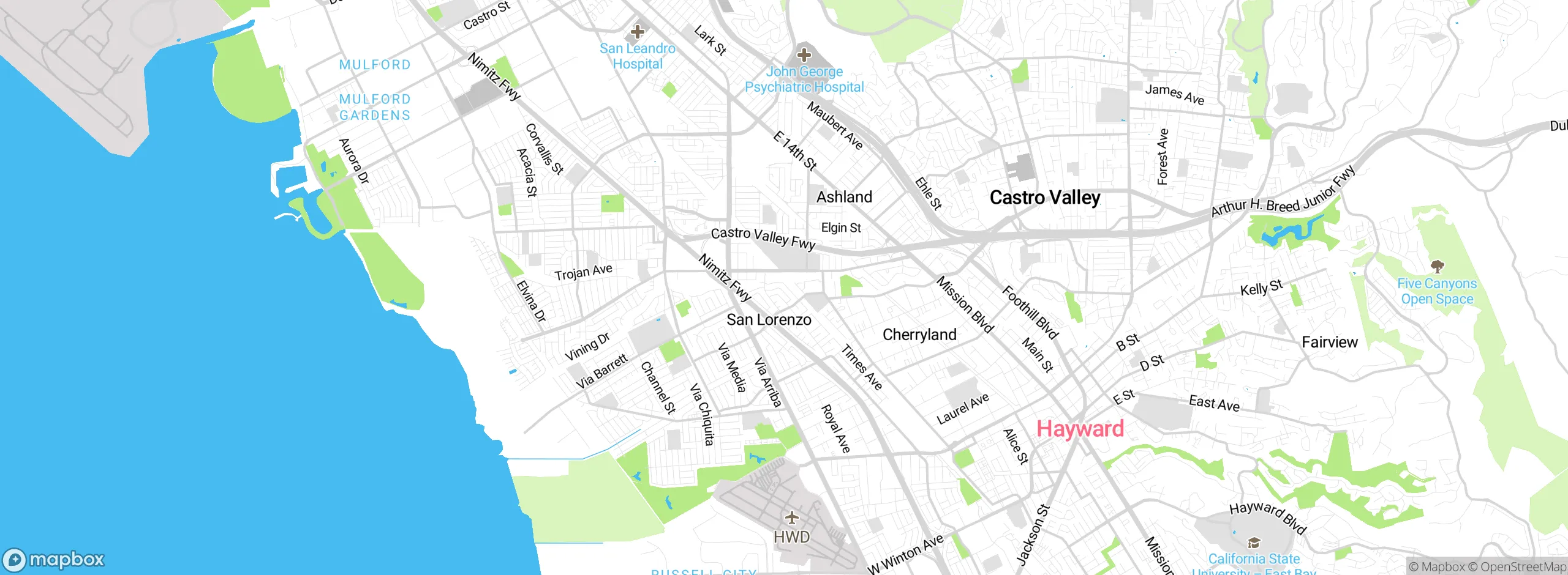 Map showing approximate location