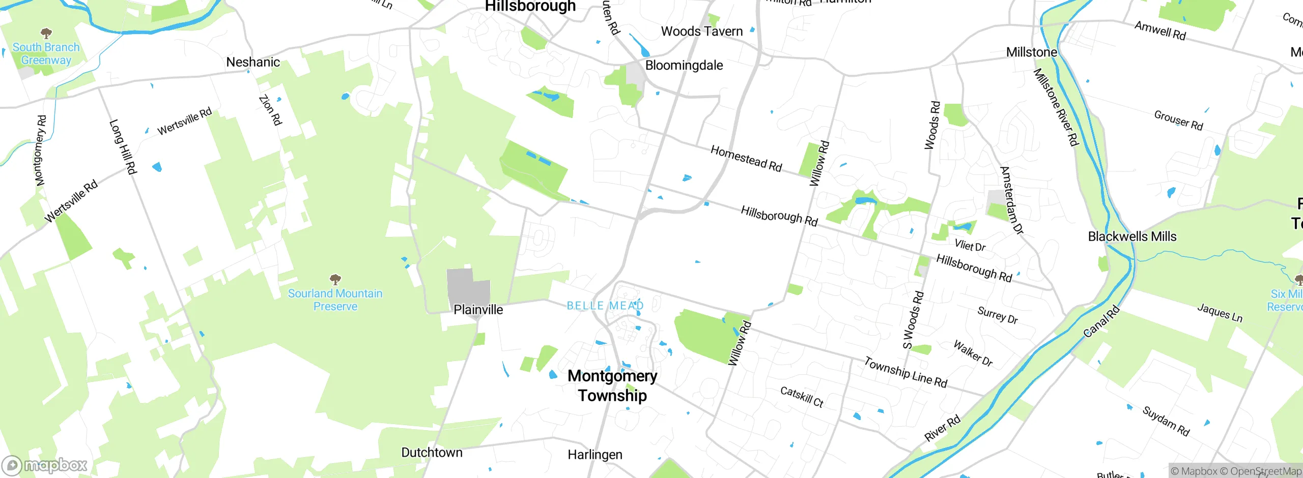 Map showing approximate location
