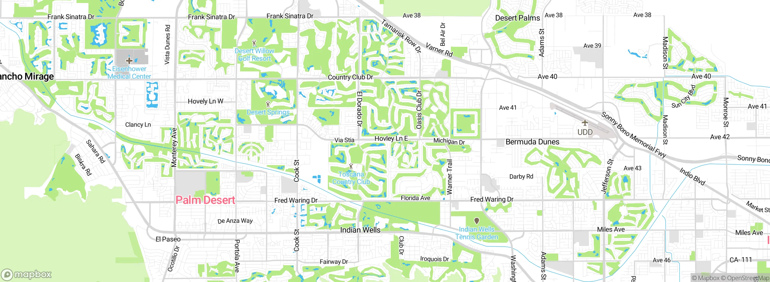 Map showing approximate location