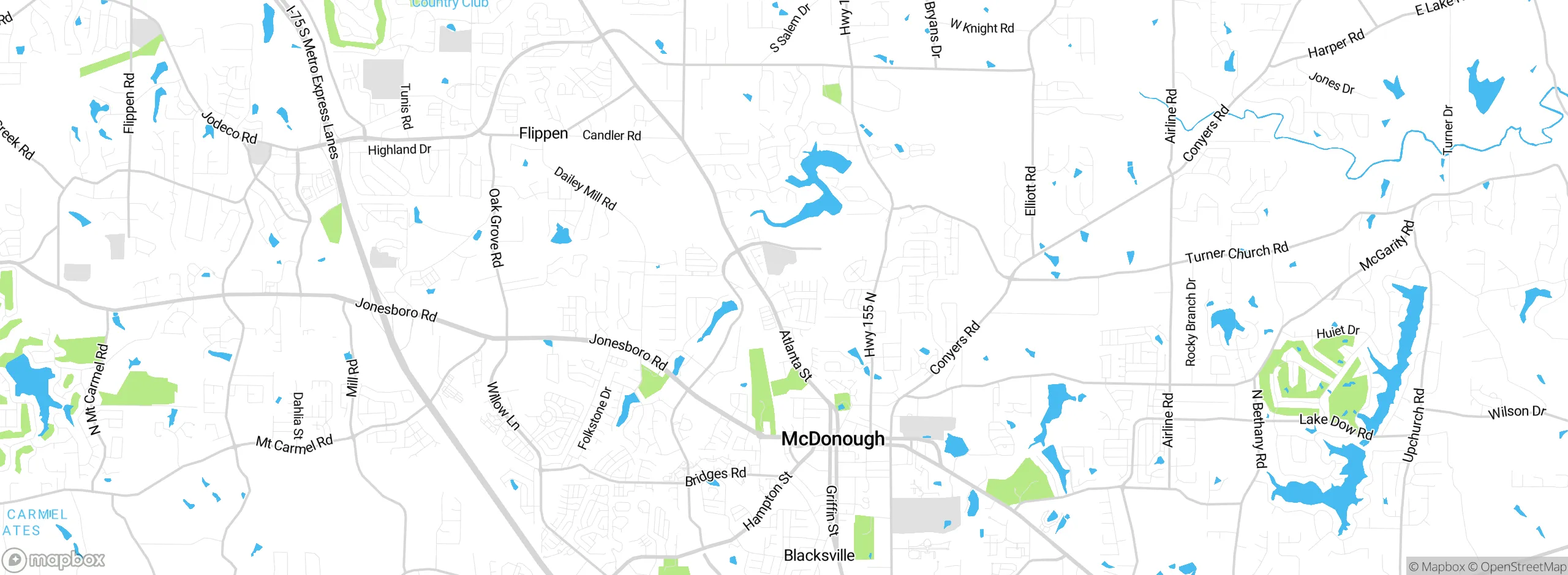 Map showing approximate location