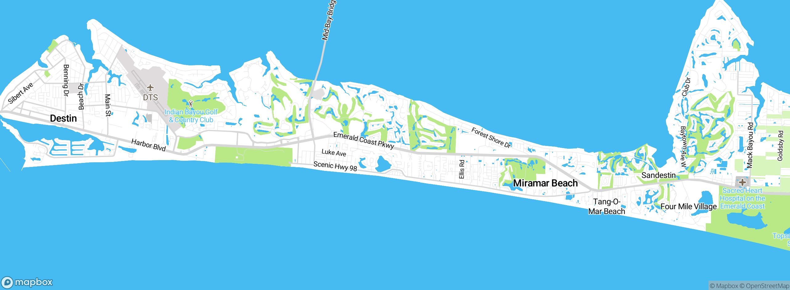 Map showing approximate location