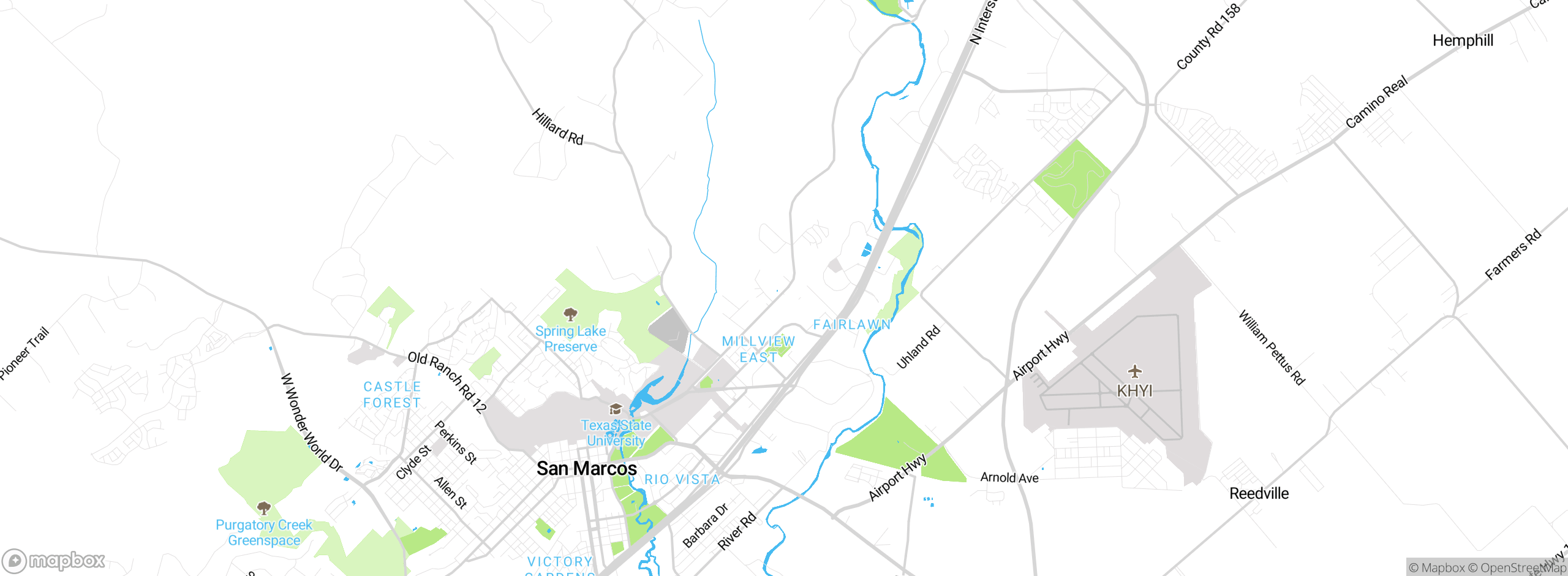 Map showing approximate location