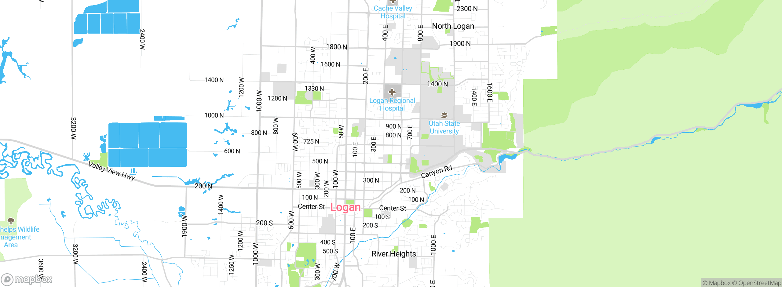 Map showing approximate location