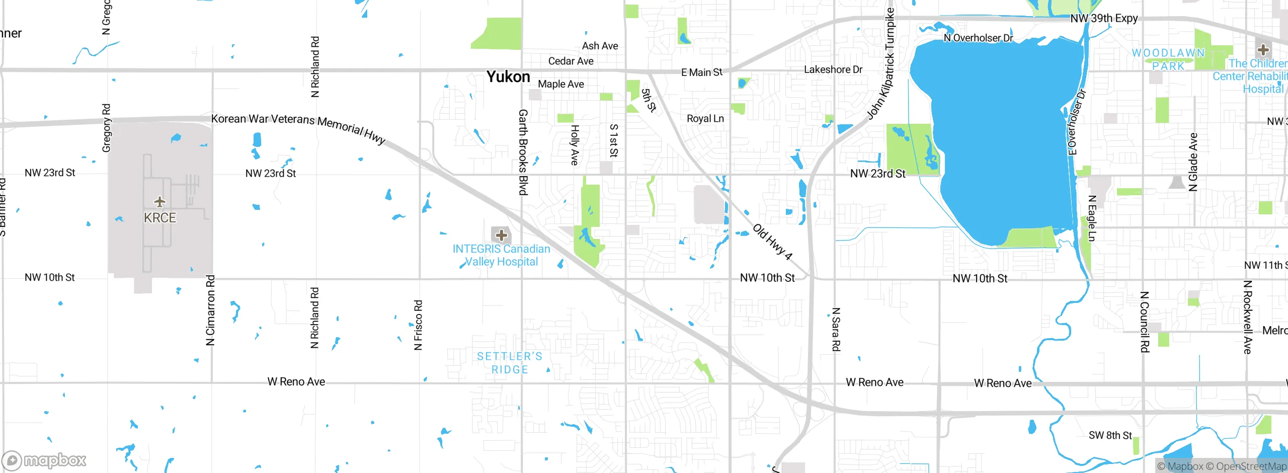 Map showing approximate location