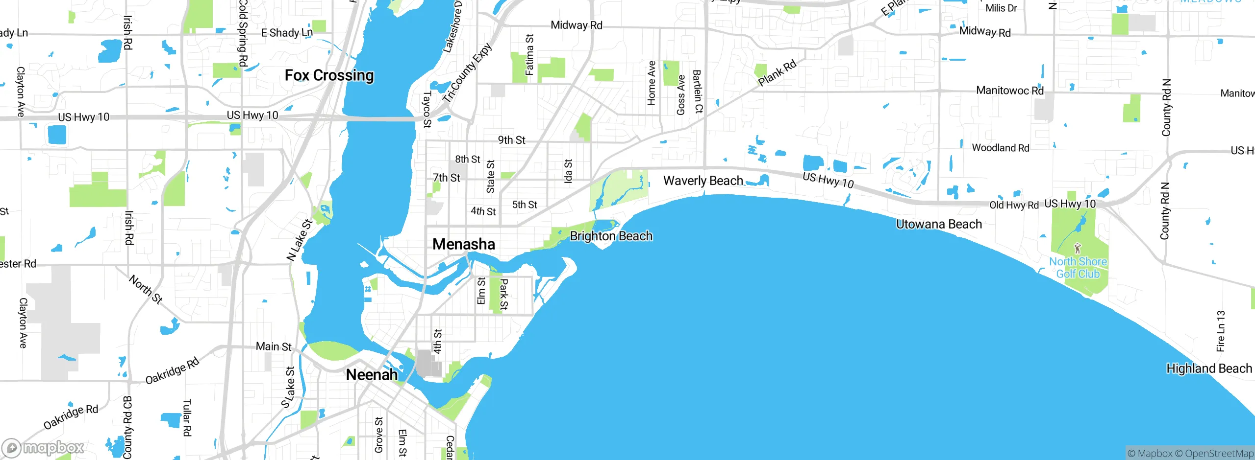Map showing approximate location
