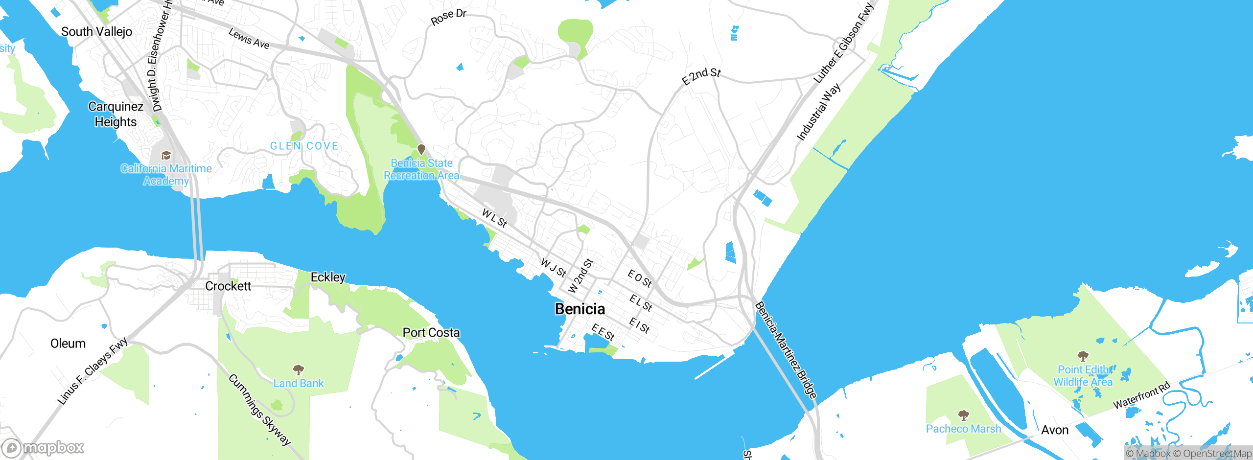 Map showing approximate location