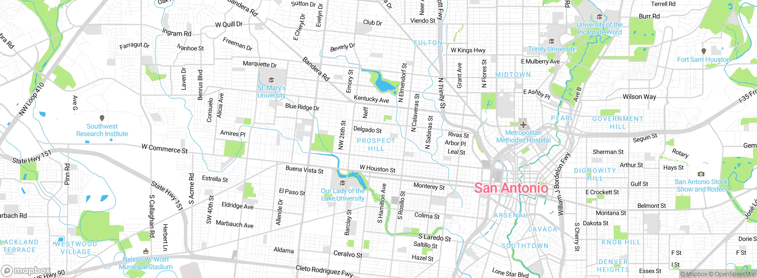 Map showing approximate location