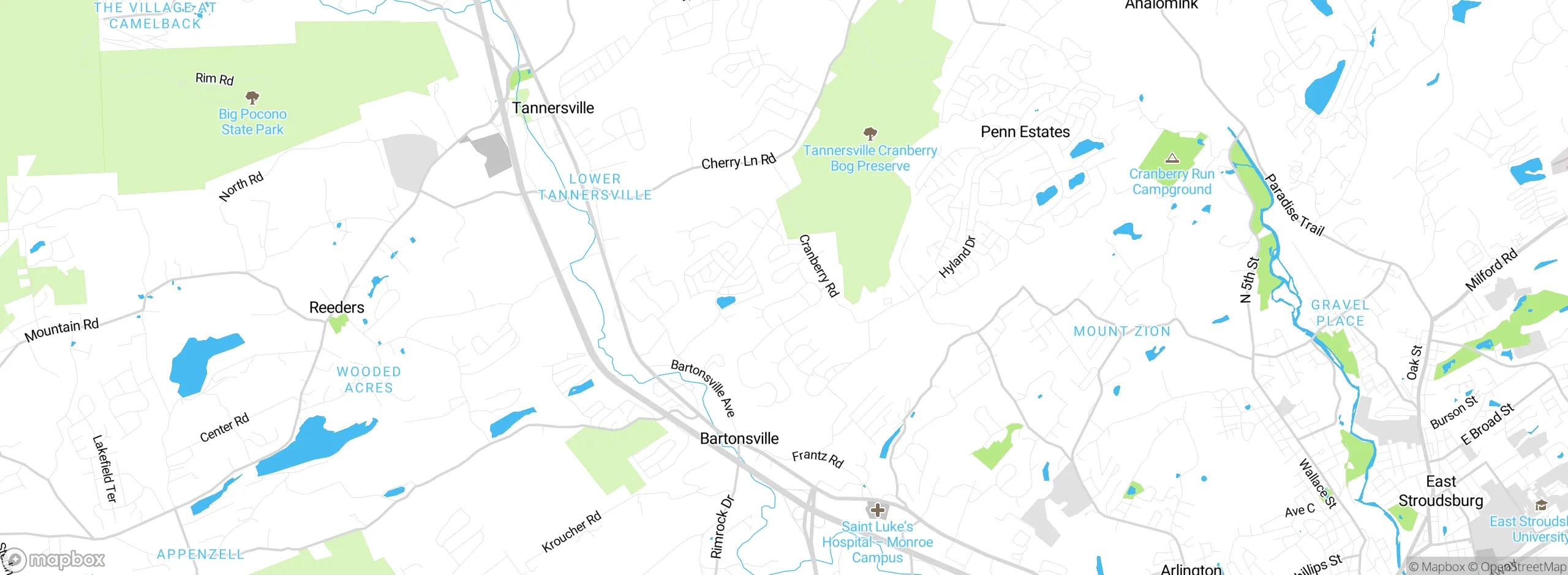 Map showing approximate location
