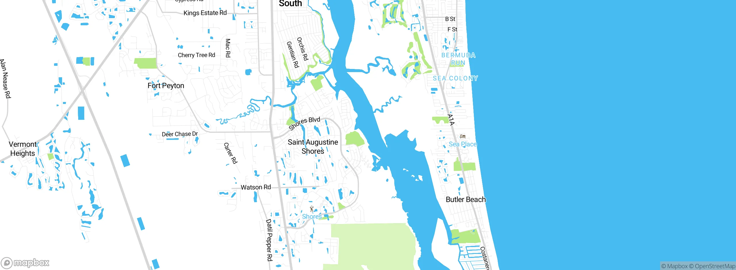 Map showing approximate location