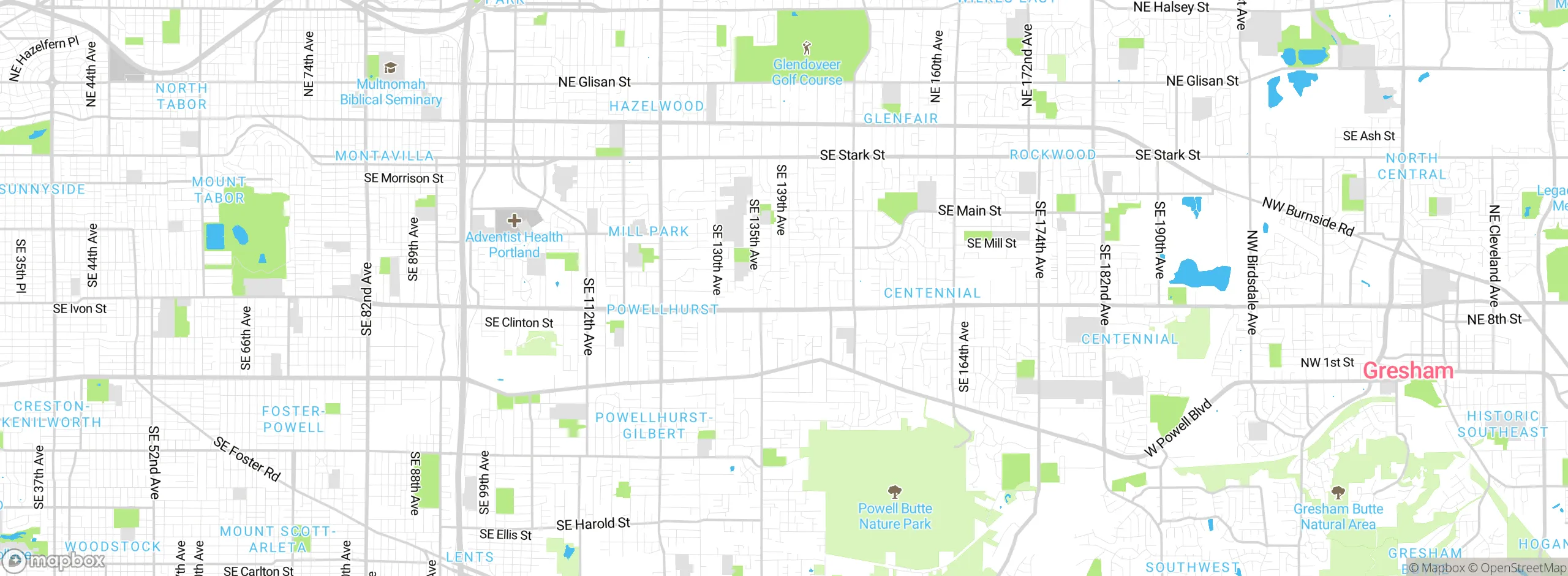 Map showing approximate location