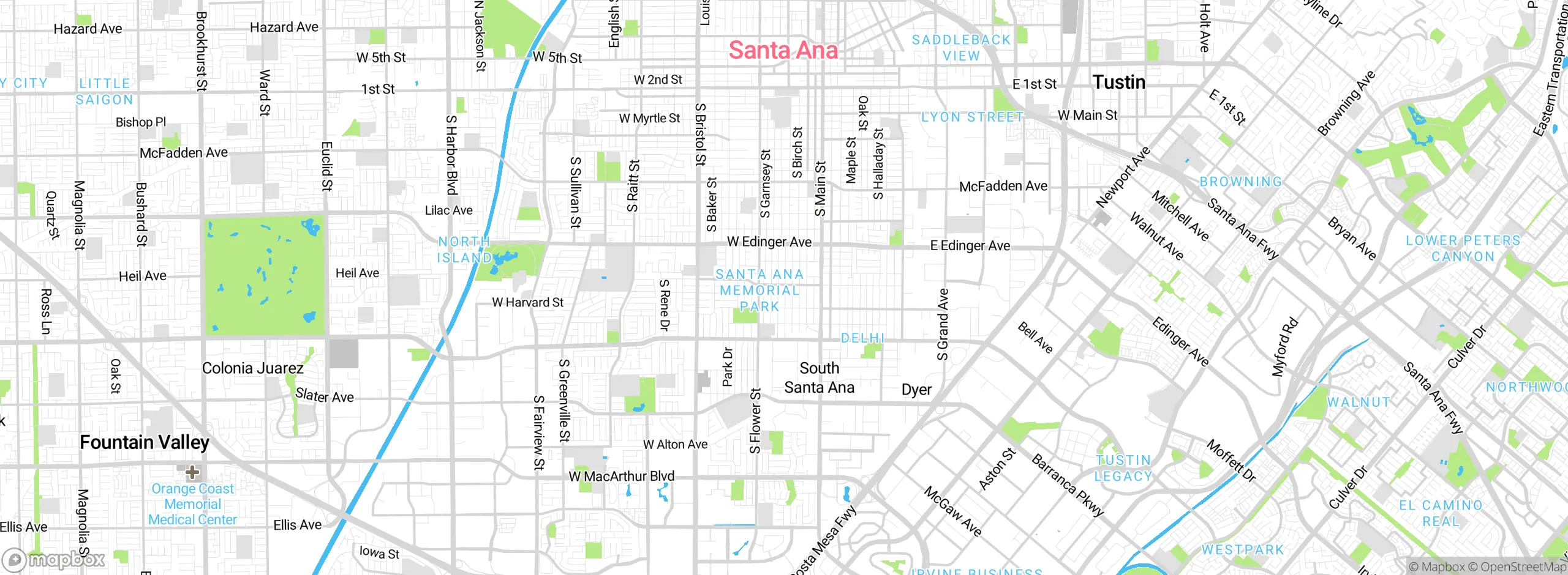 Map showing approximate location