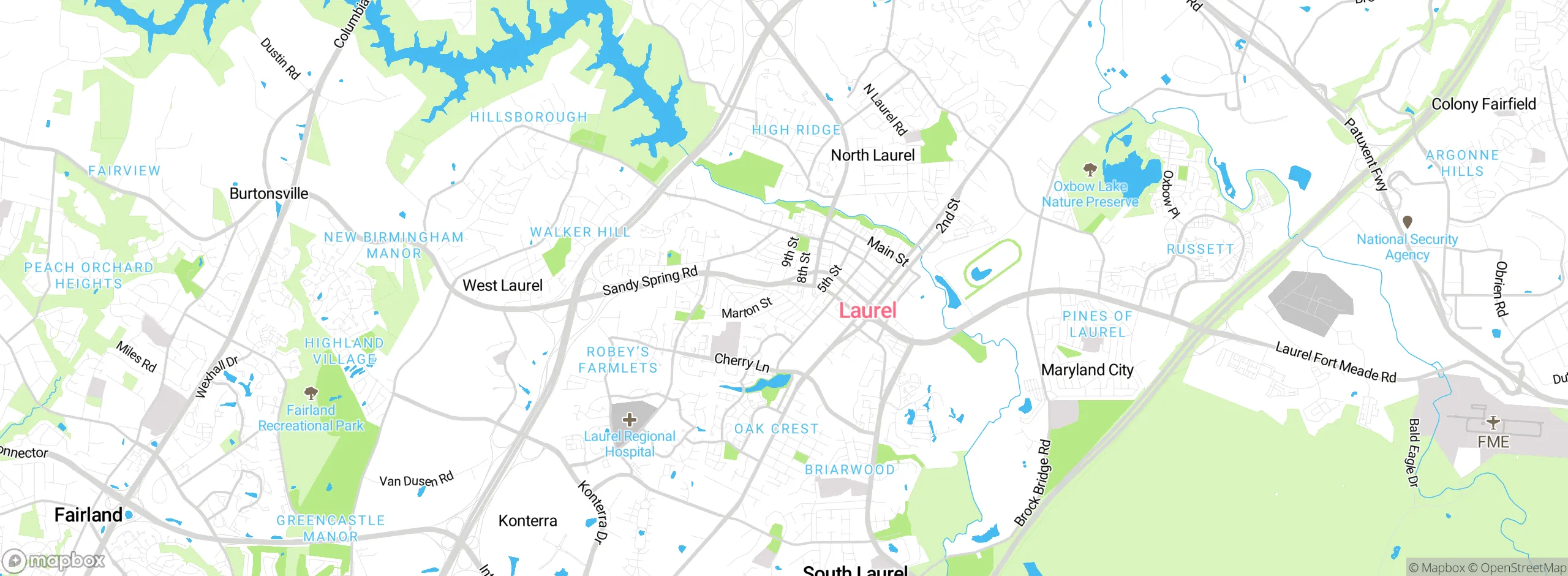 Map showing approximate location