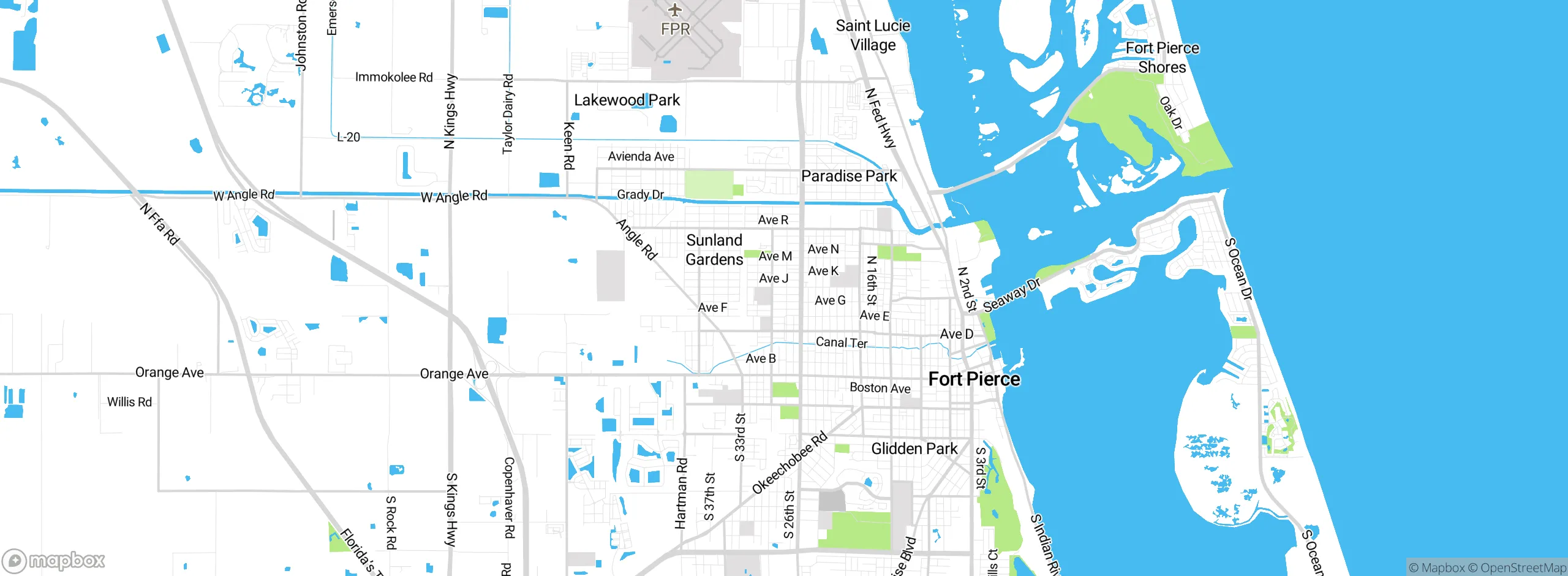 Map showing approximate location