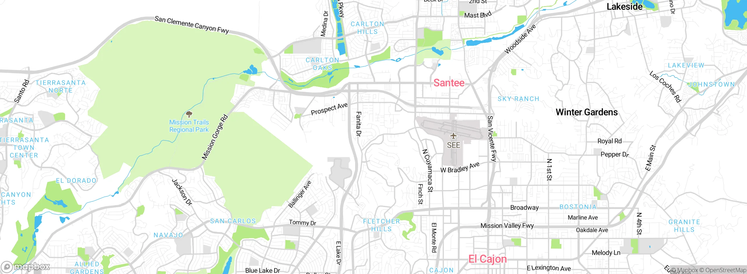 Map showing approximate location