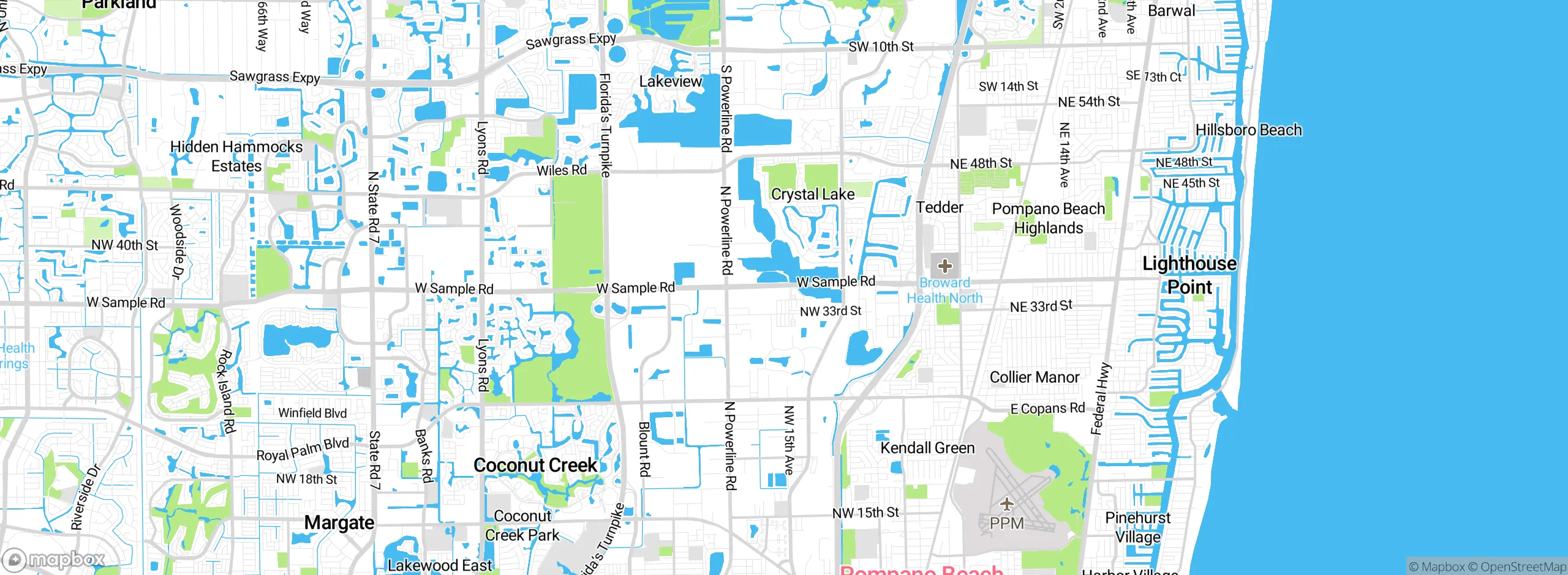 Map showing approximate location