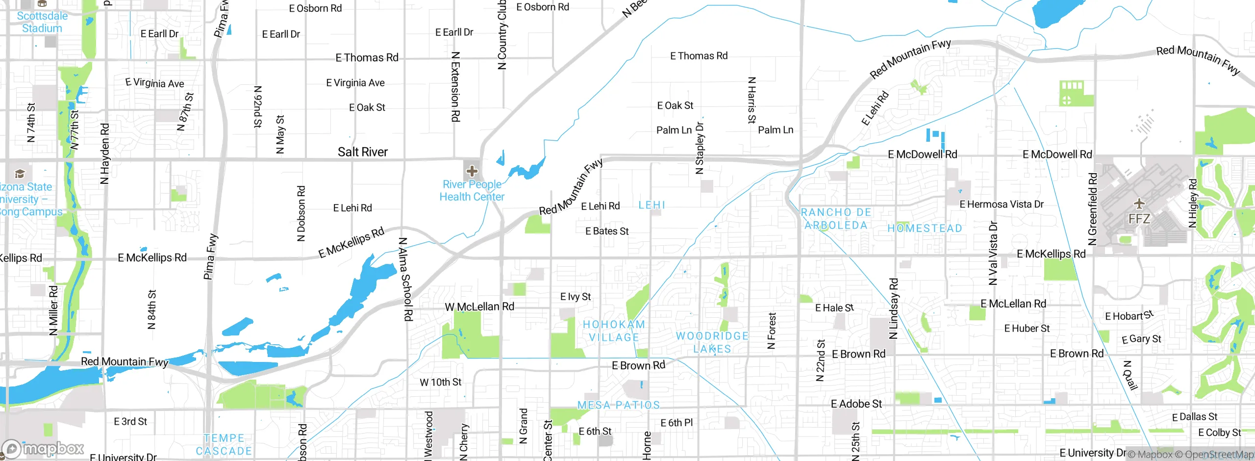 Map showing approximate location