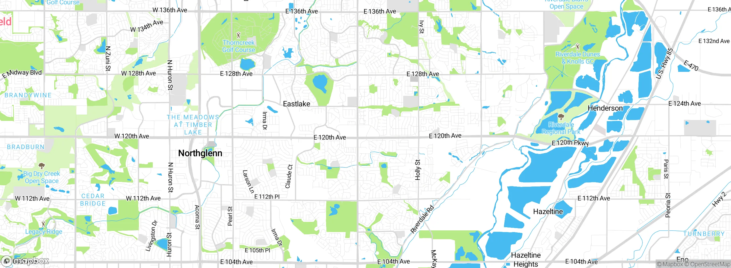 Map showing approximate location