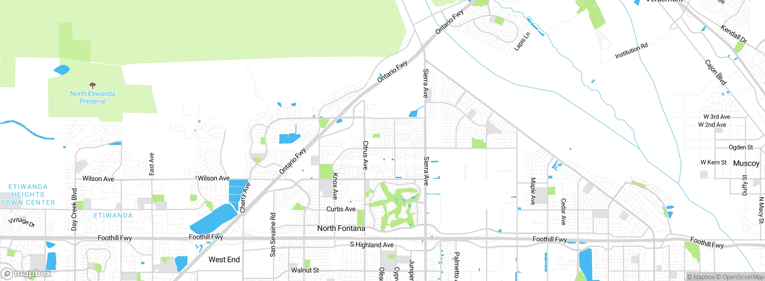 Map showing approximate location