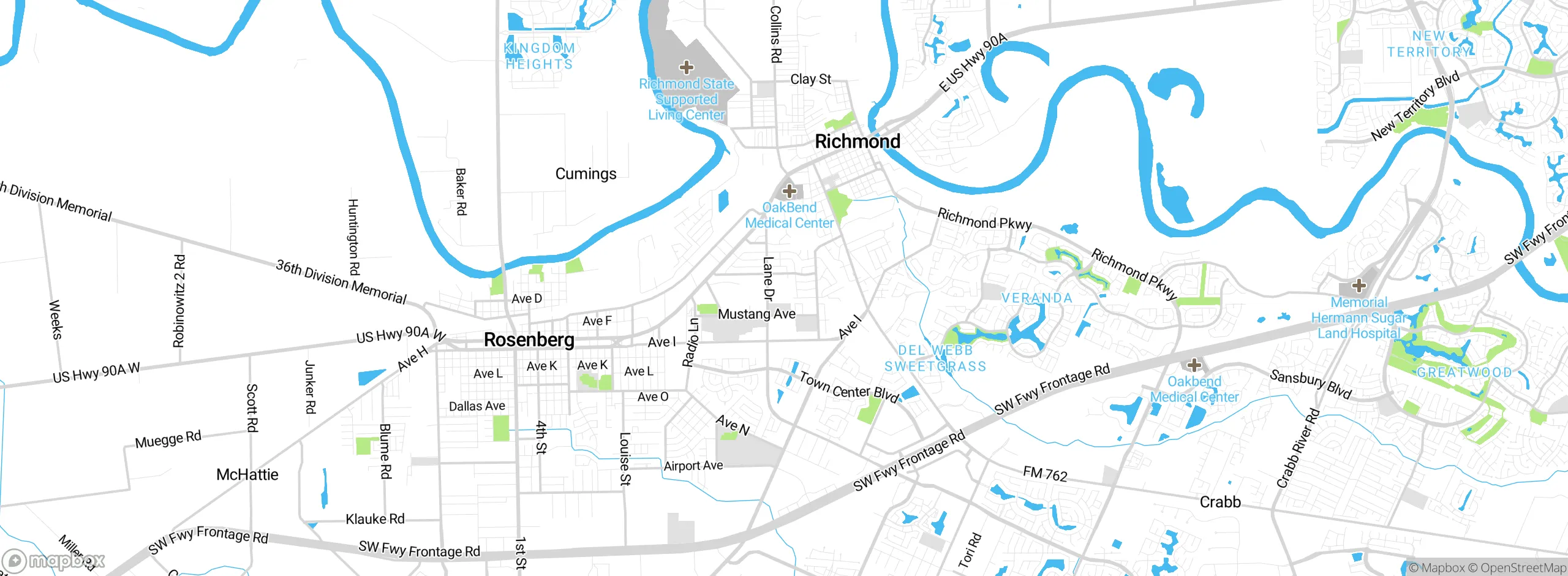 Map showing approximate location