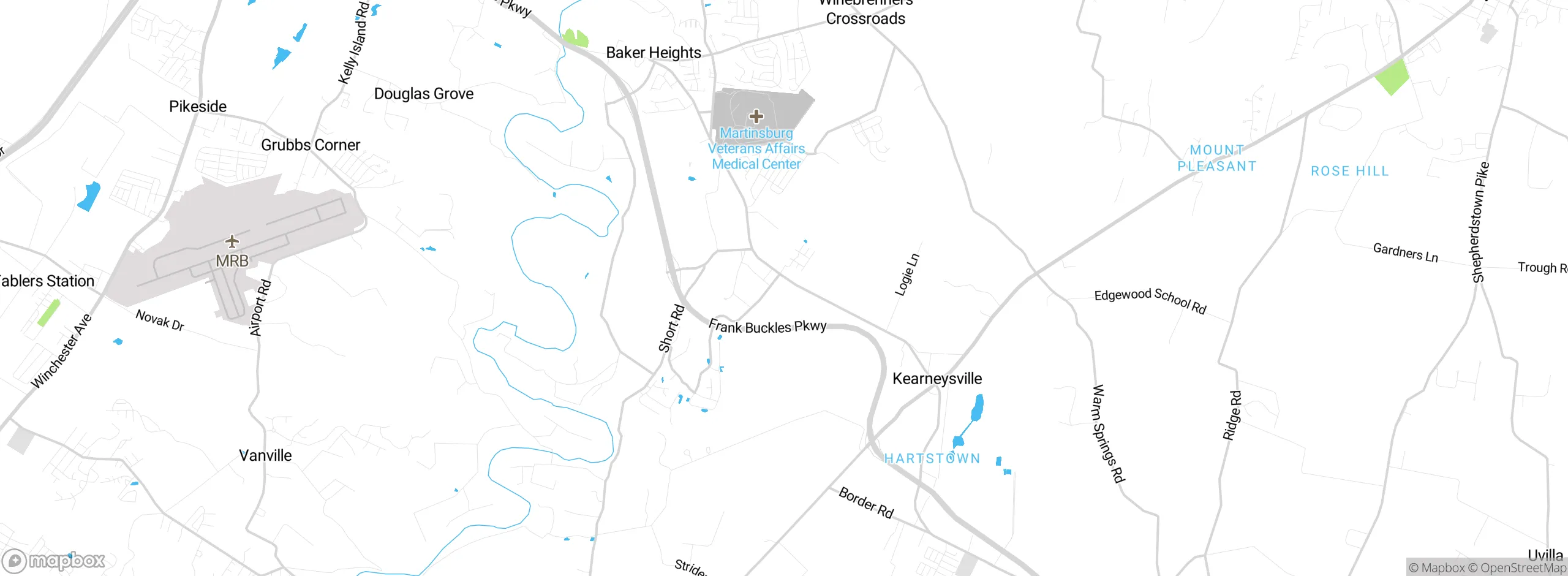 Map showing approximate location