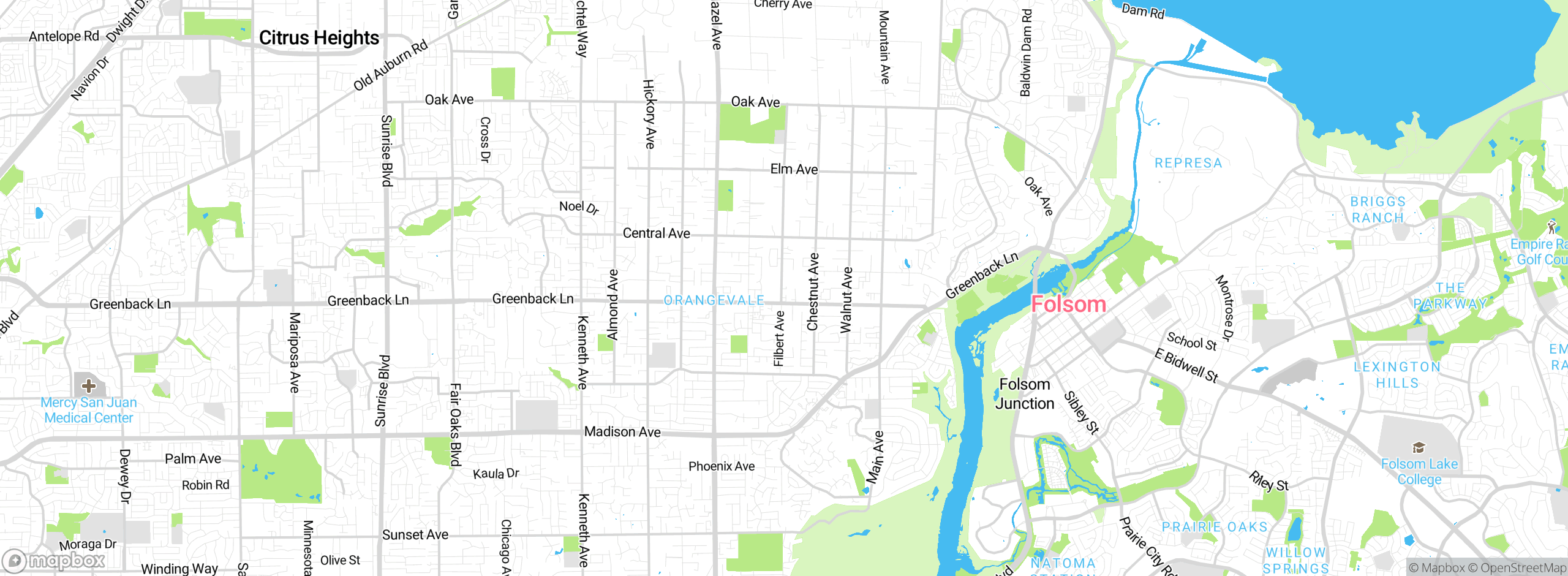 Map showing approximate location