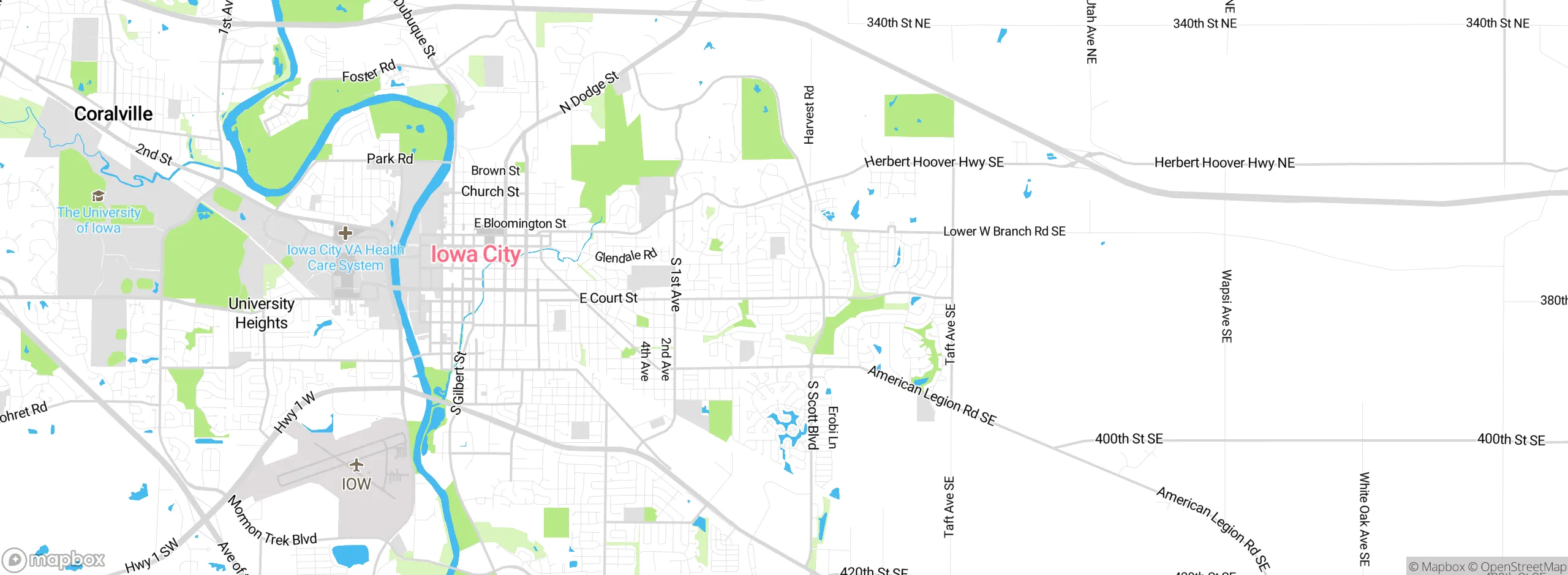Map showing approximate location