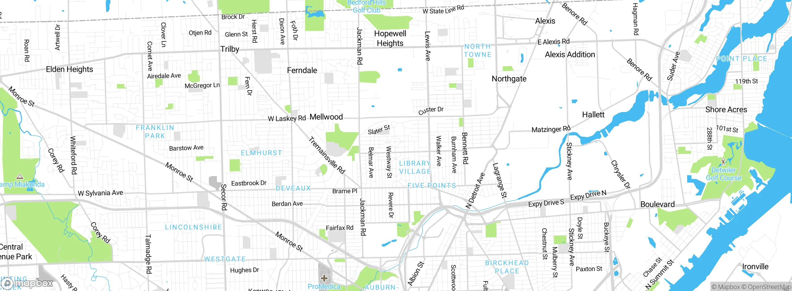 Map showing approximate location