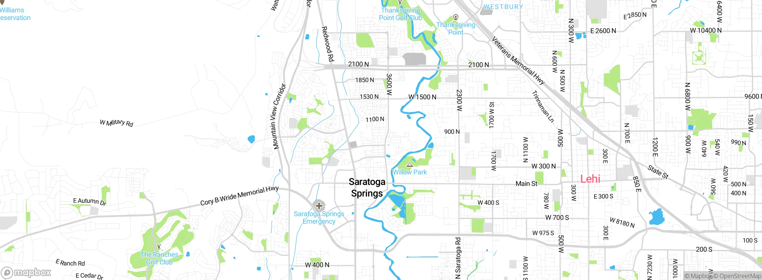 Map showing approximate location