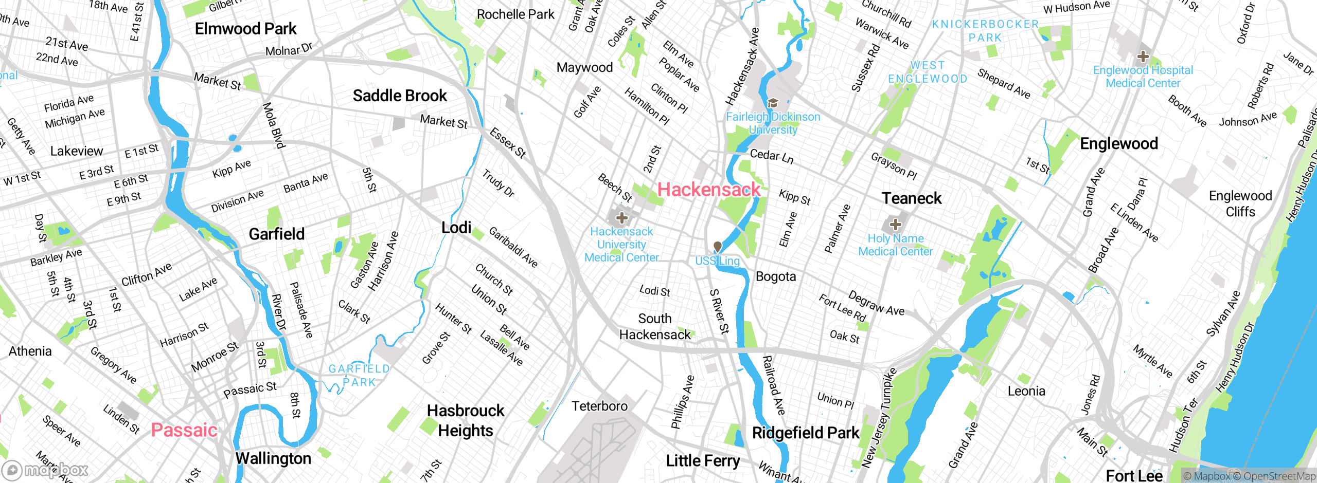Map showing approximate location