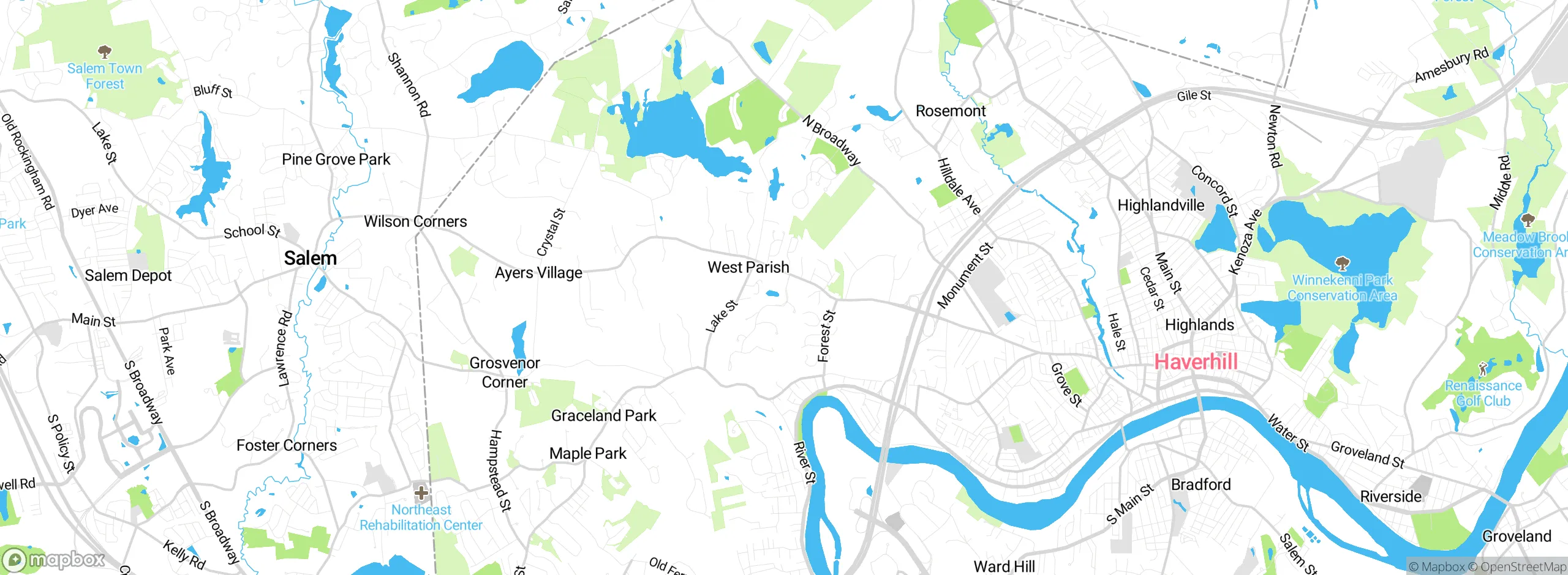 Map showing approximate location