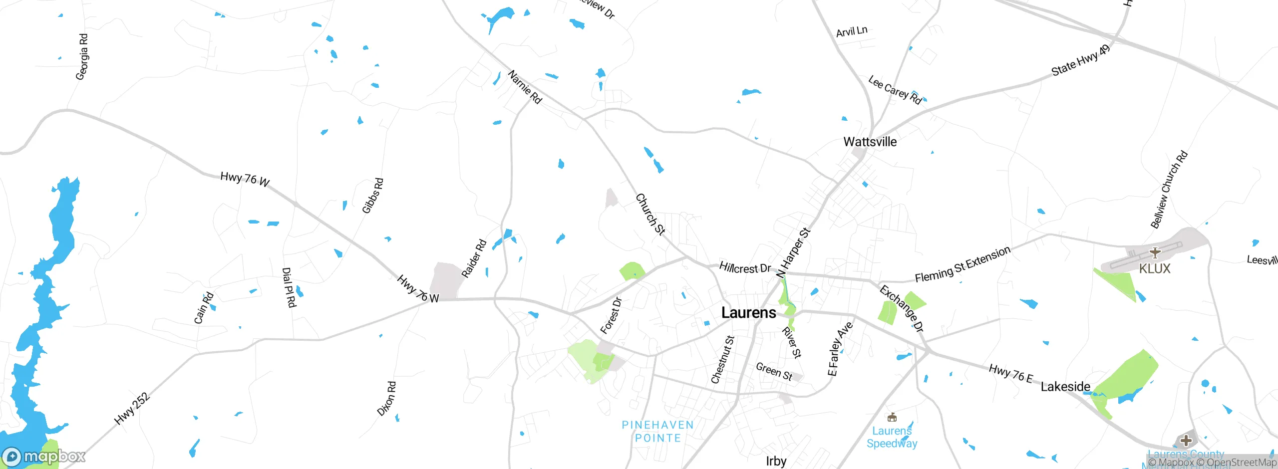 Map showing approximate location